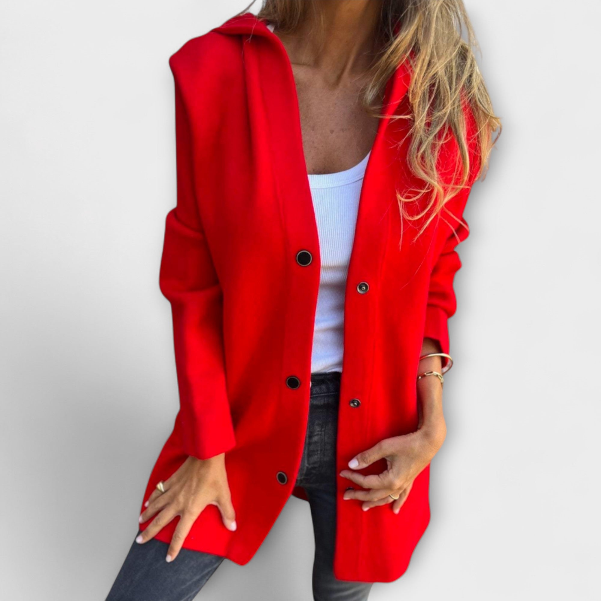 JASMINE | RELAXED-FIT STYLISH HOODED JACKET
