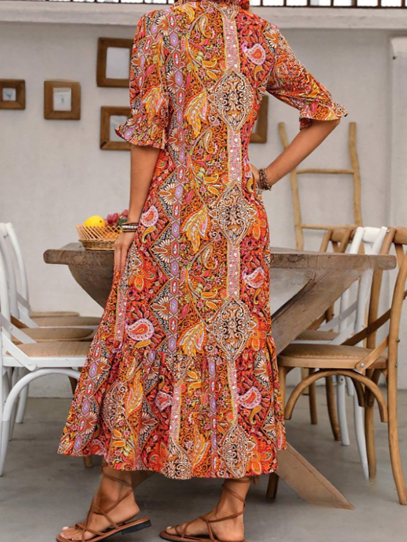 MANELL – RELAXED-FIT BOHO GRACE DRESS