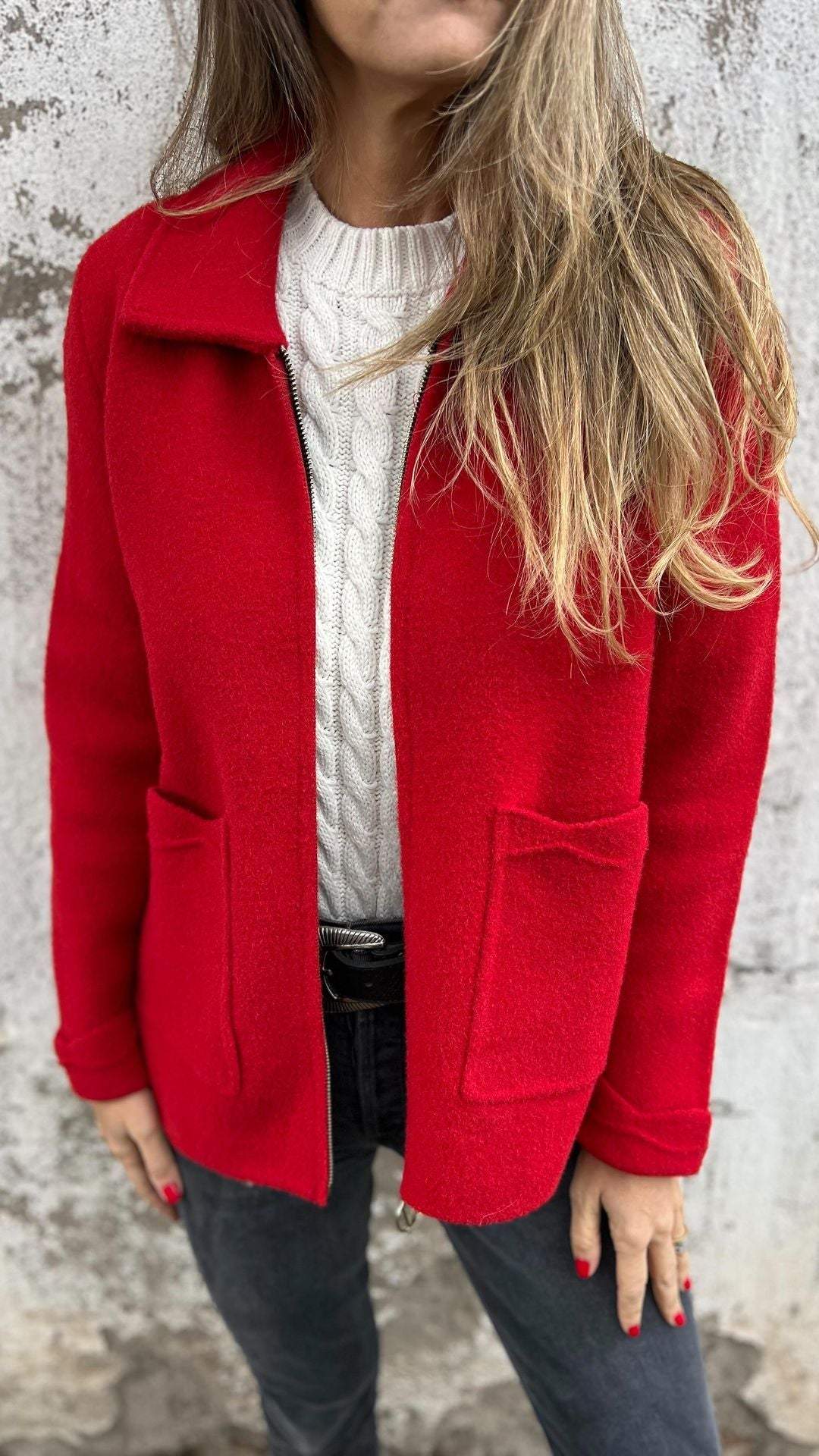 ENZA | COSY WINTER COAT WITH TUMMY COVERAGE