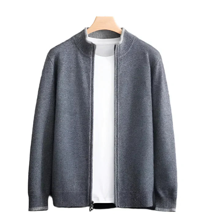 ETHAN | LUXURY CASHMERE ZIP-UP CARDIGAN
