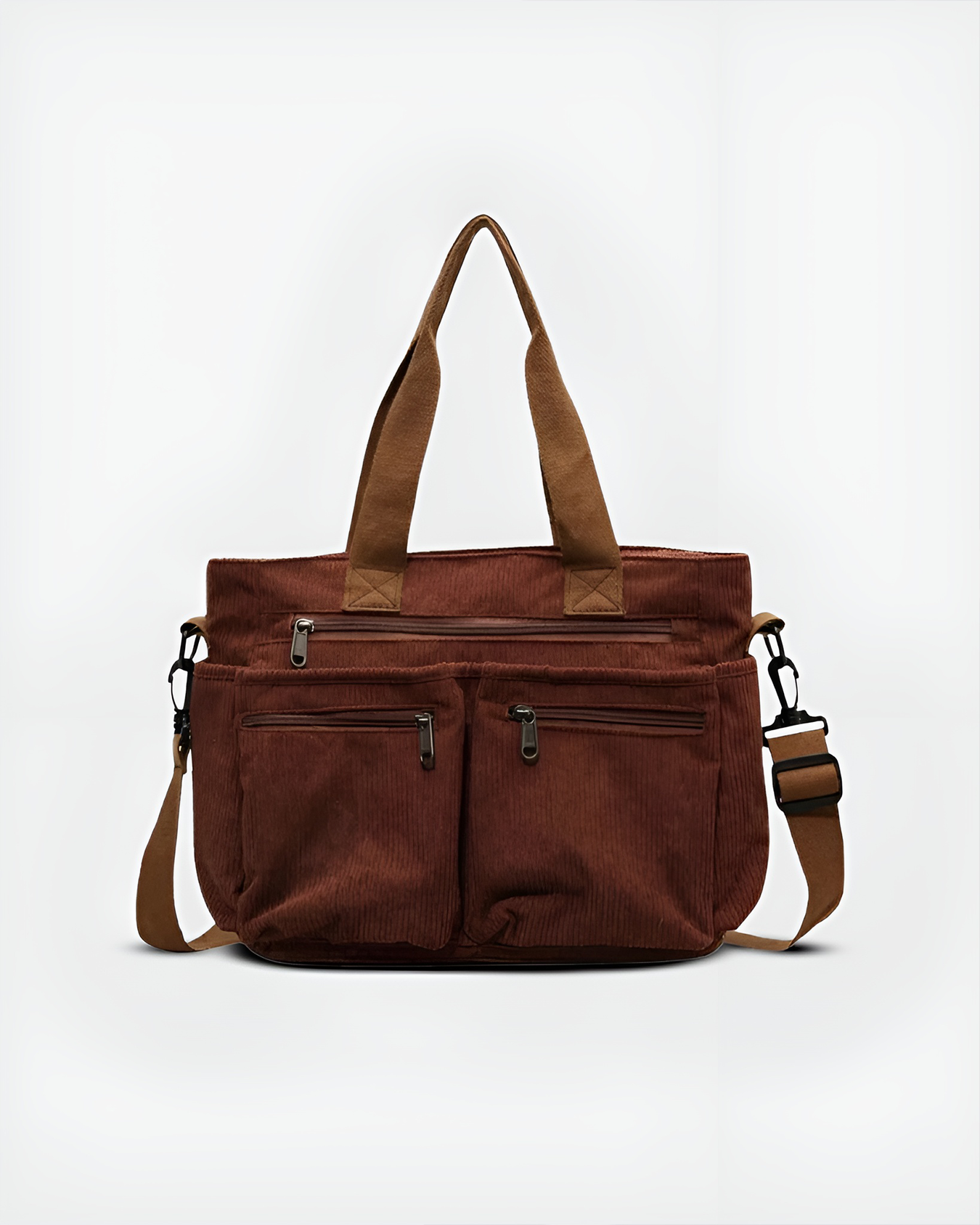 Ivy Corduroy Utility Tote Bag