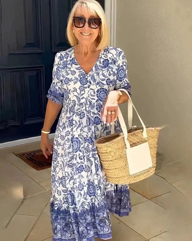 ASHARA – STYLISH RELAXED-FIT SUMMER DRESS