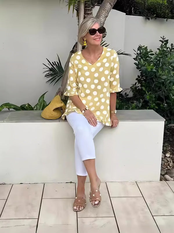 VIVIANA – VINTAGE-INSPIRED TOP