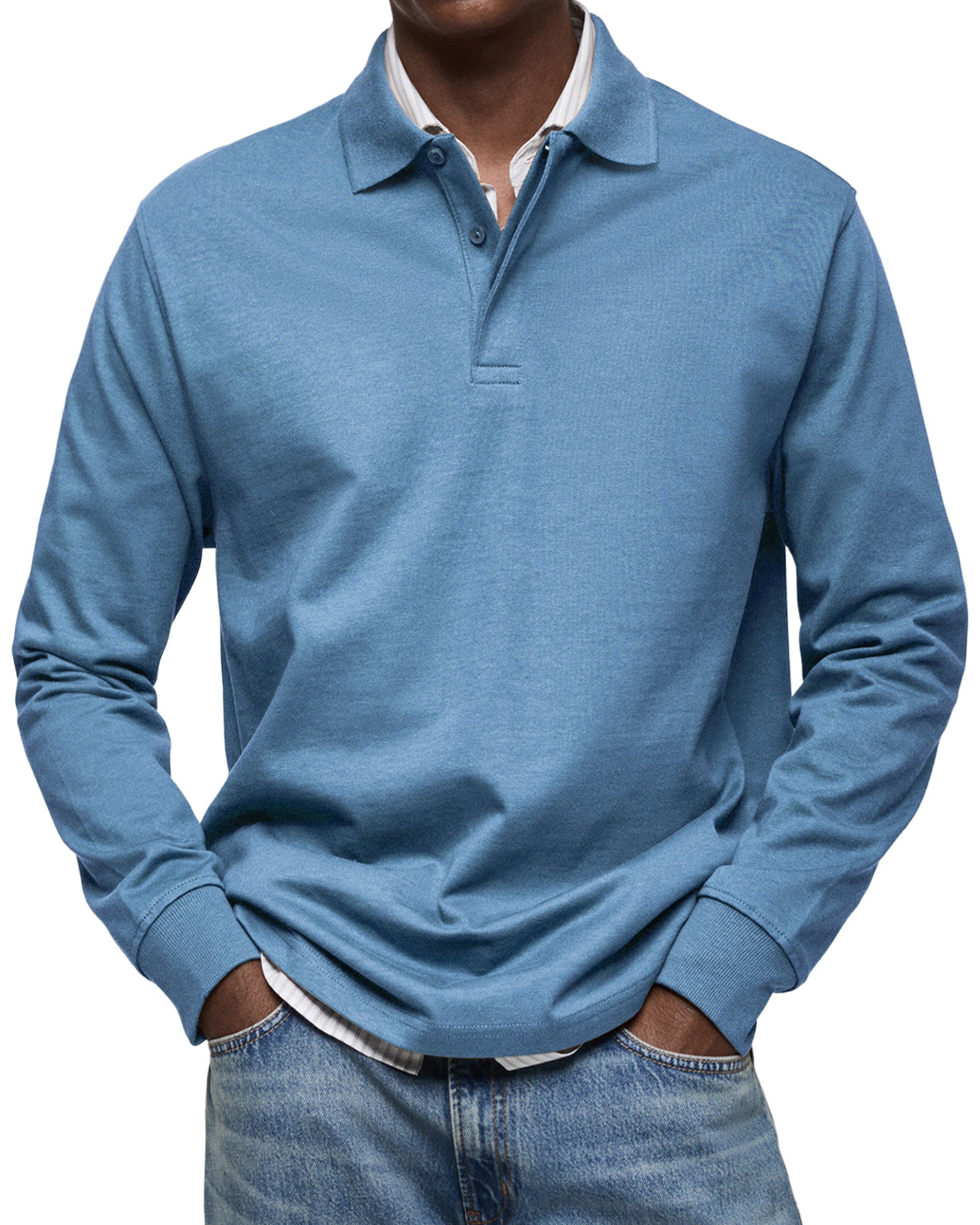 ALEXANDER – STYLISH LONG-SLEEVE POLO SHIRT