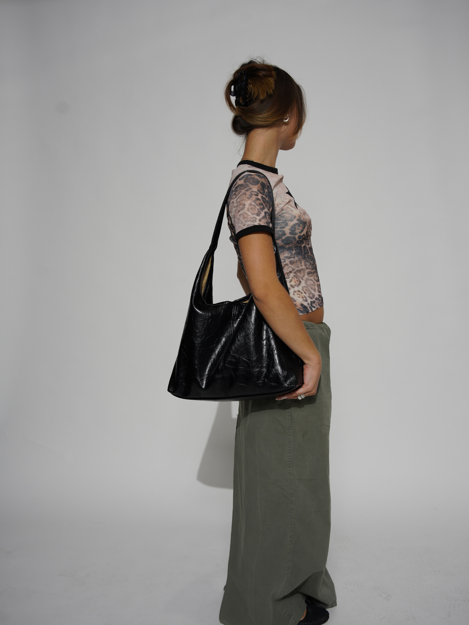 Ivy Crimson Luxe Leather Satchel
