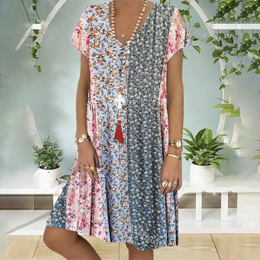 TALIA - ELEGANT A-LINE BOHO SUMMER DRESS