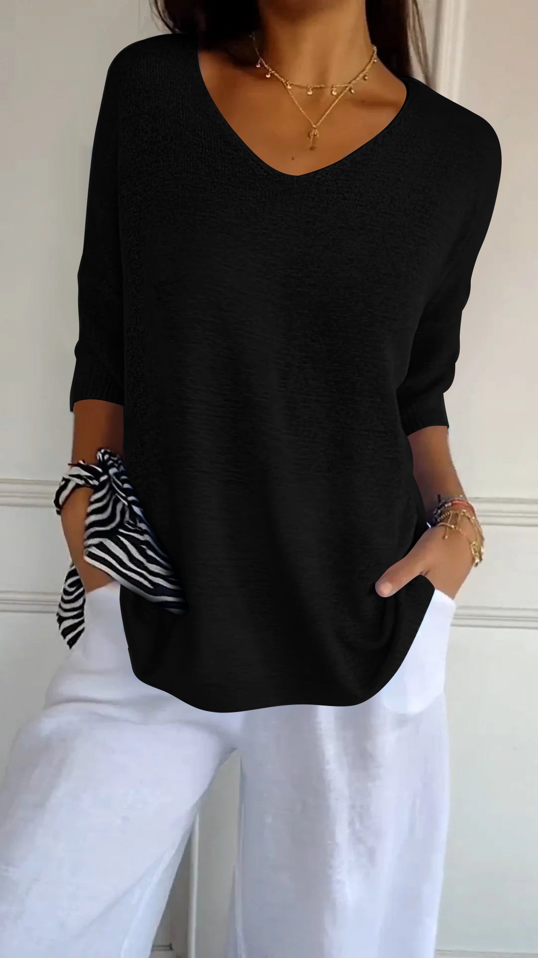 ROSA | ELEGANT KNIT TOP FOR WOMEN