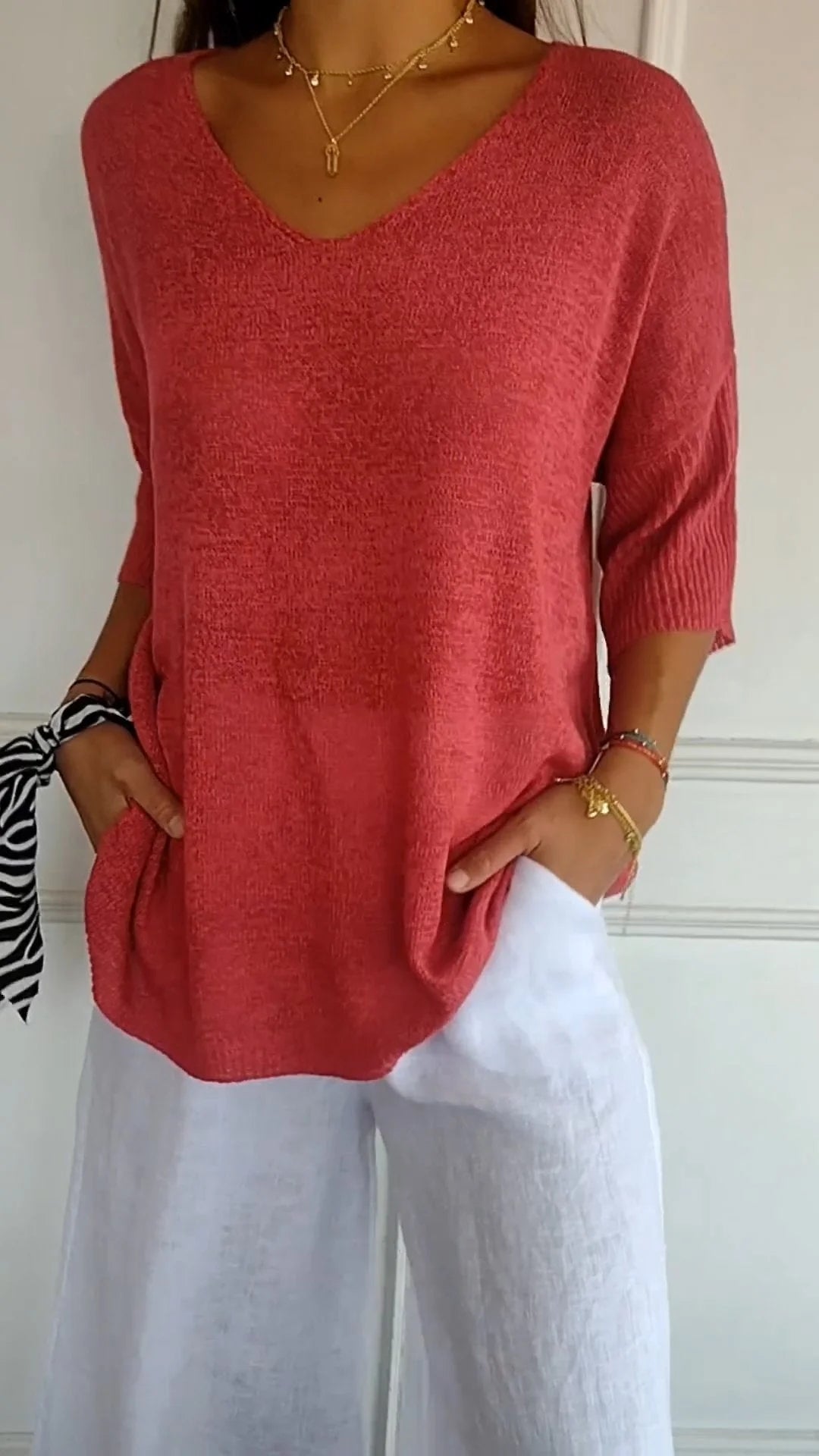 ROSA | ELEGANT KNIT TOP FOR WOMEN