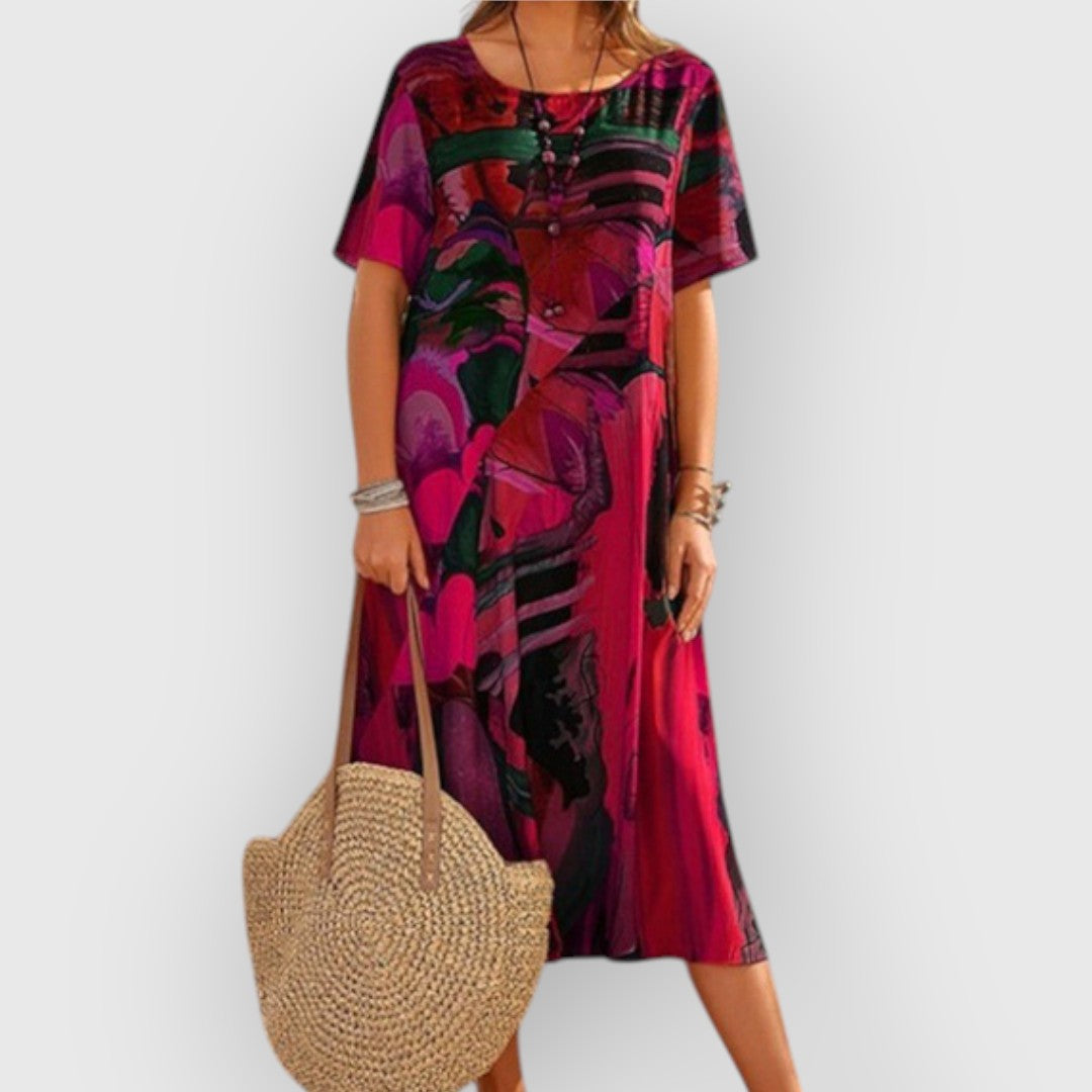 SELENE - ELEGANT ABSTRACT DRESS