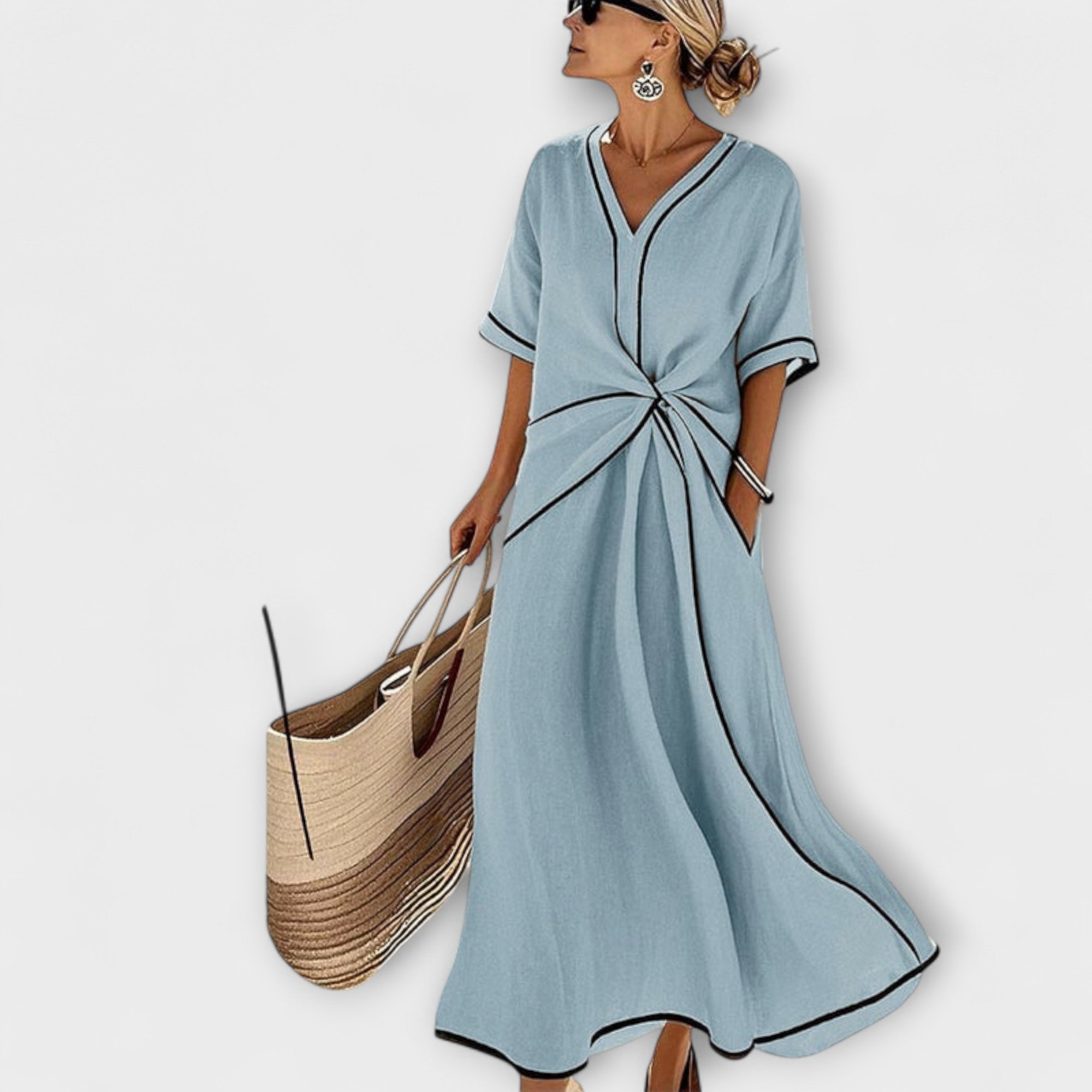 DIANA – ELEGANT RELAXED-FIT SUMMER DRESS