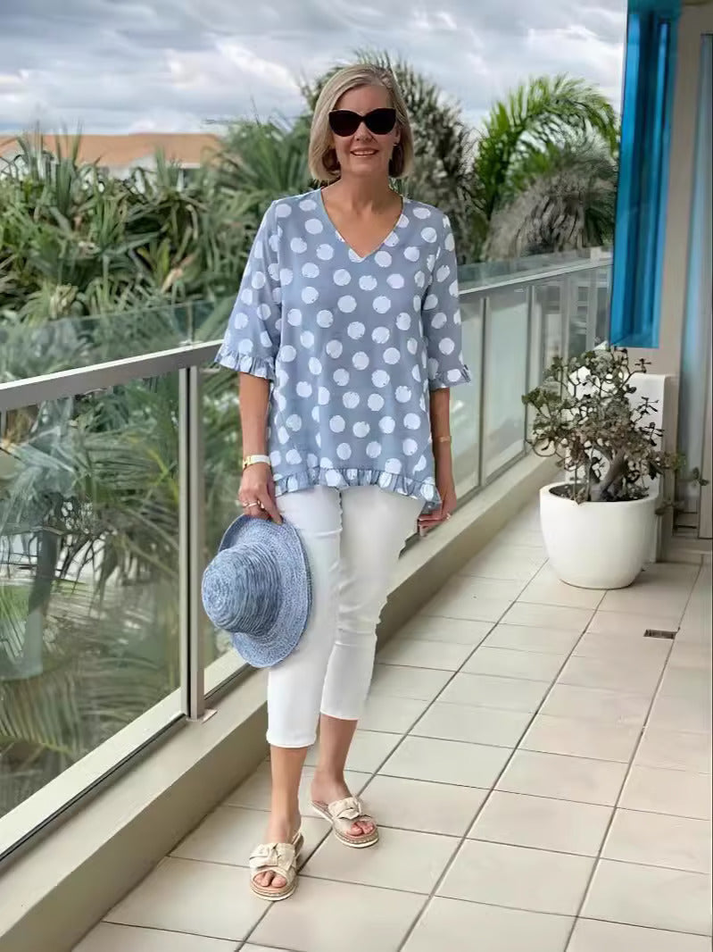VIVIANA – VINTAGE-INSPIRED TOP