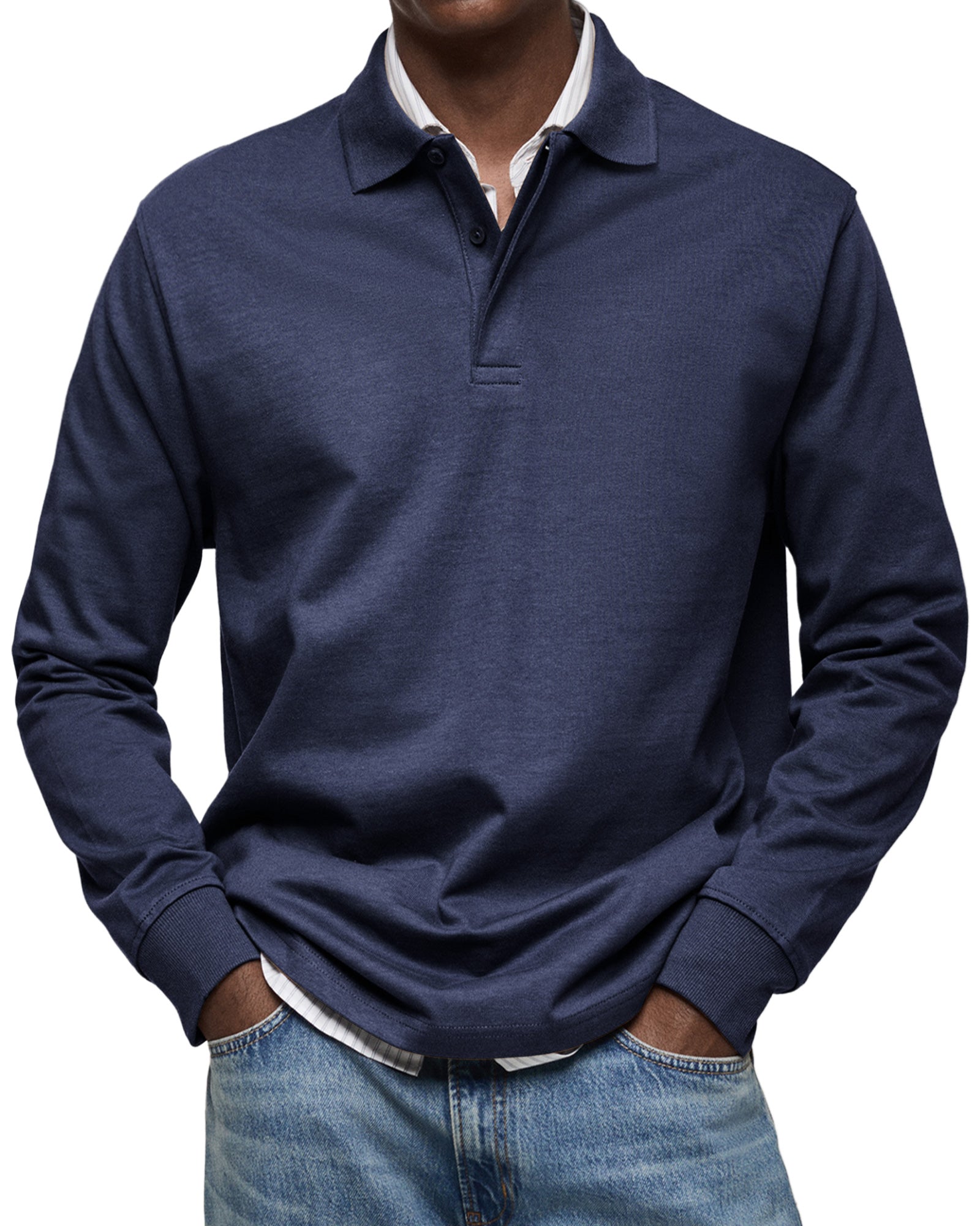 ALEXANDER – STYLISH LONG-SLEEVE POLO SHIRT