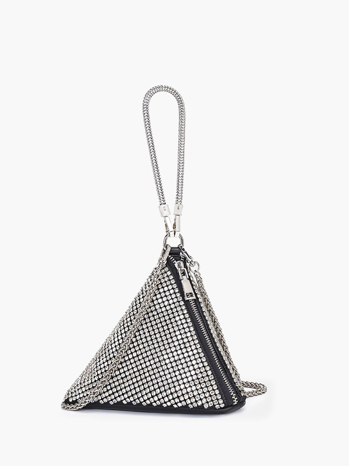 Ivy- Rhinestone Triangle Mini Bag