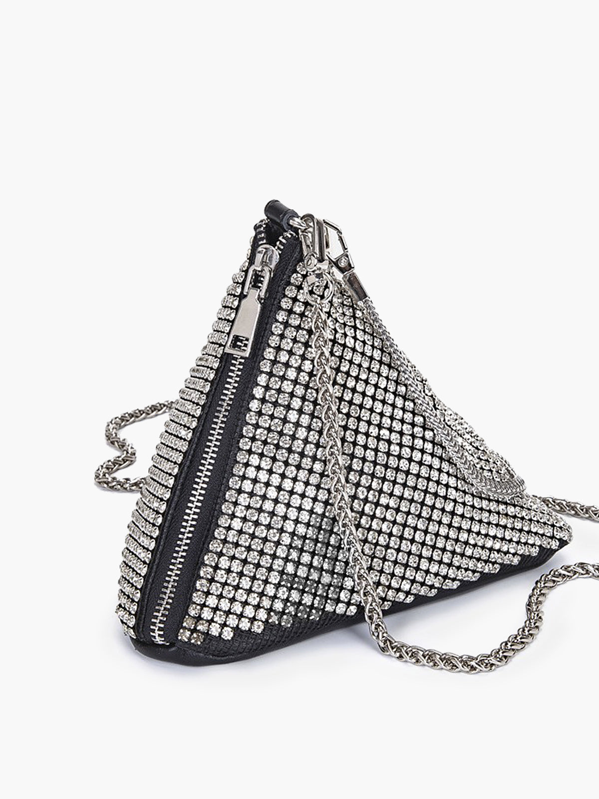 Ivy- Rhinestone Triangle Mini Bag