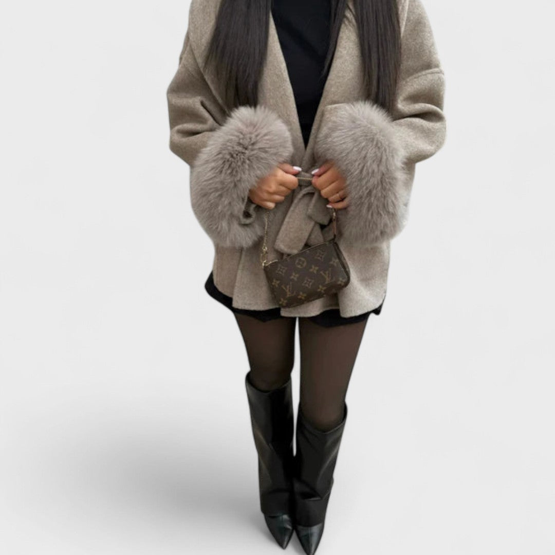 VERENA | ELEGANT WARM COAT WITH TUMMY COVERAGE