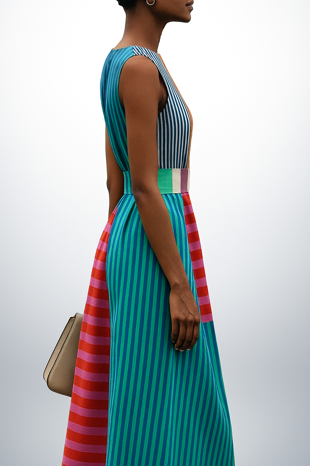 LYLA – LUXURY BODY-FLATTERING GEOMETRIC DRESS