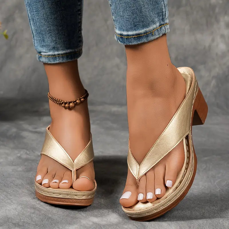 Ivy Orthopaedic Slipper with Heel