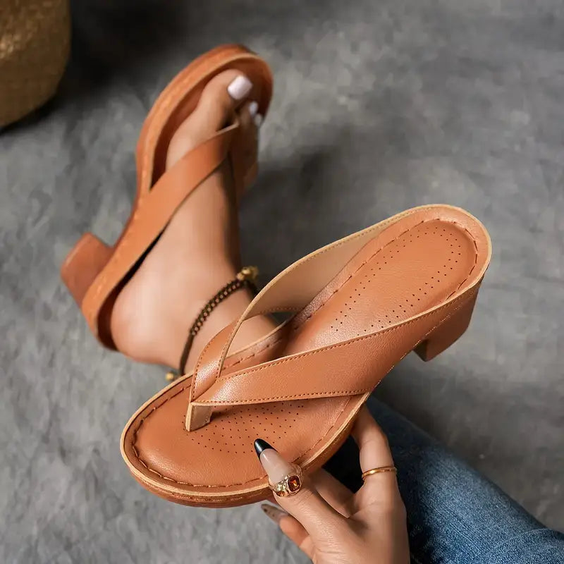 Ivy Orthopaedic Slipper with Heel