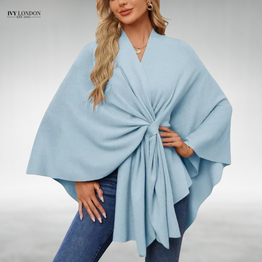 ESTHER | ELEGANT DRAPED CARDIGAN WITH TUMMY COVERAGE
