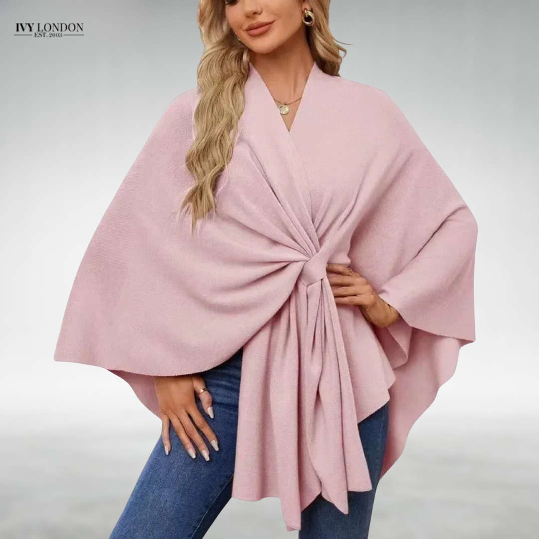 ESTHER | ELEGANT DRAPED CARDIGAN WITH TUMMY COVERAGE
