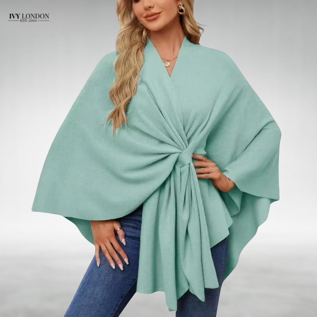 ESTHER | ELEGANT DRAPED CARDIGAN WITH TUMMY COVERAGE