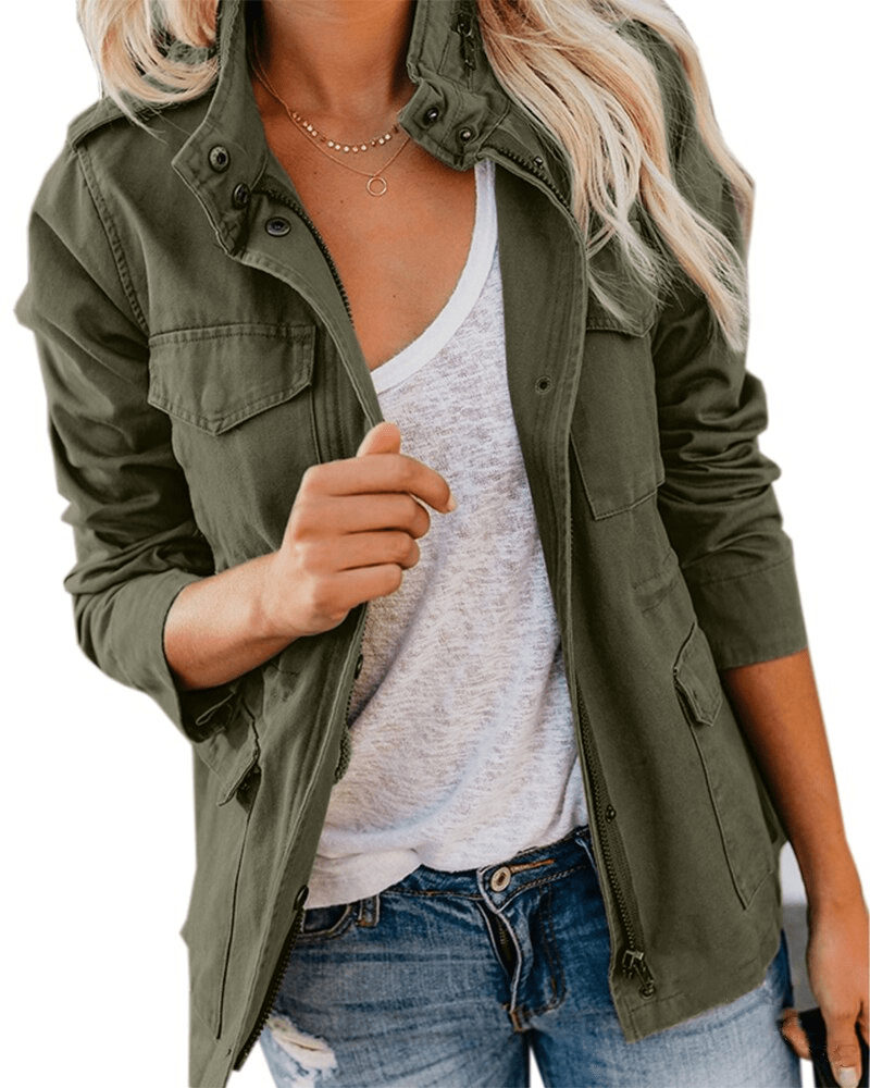 RONA | ELEGANT TRANSITIONAL TAILORED JACKET WITH TUMMY COVERAGE