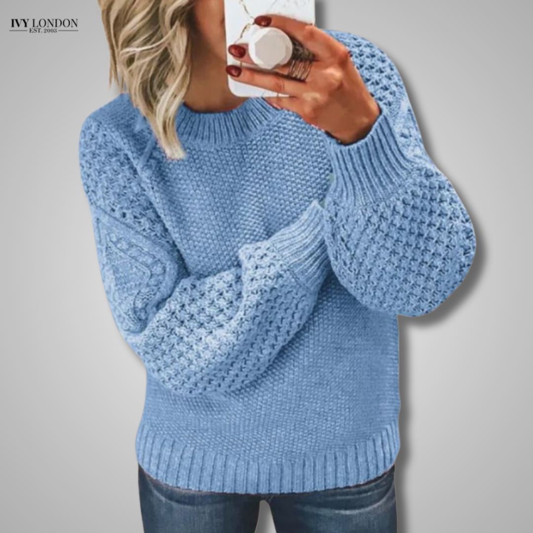 DANIELLE | VINTAGE KNITTED SWEATER WITH TUMMY COVERAGE