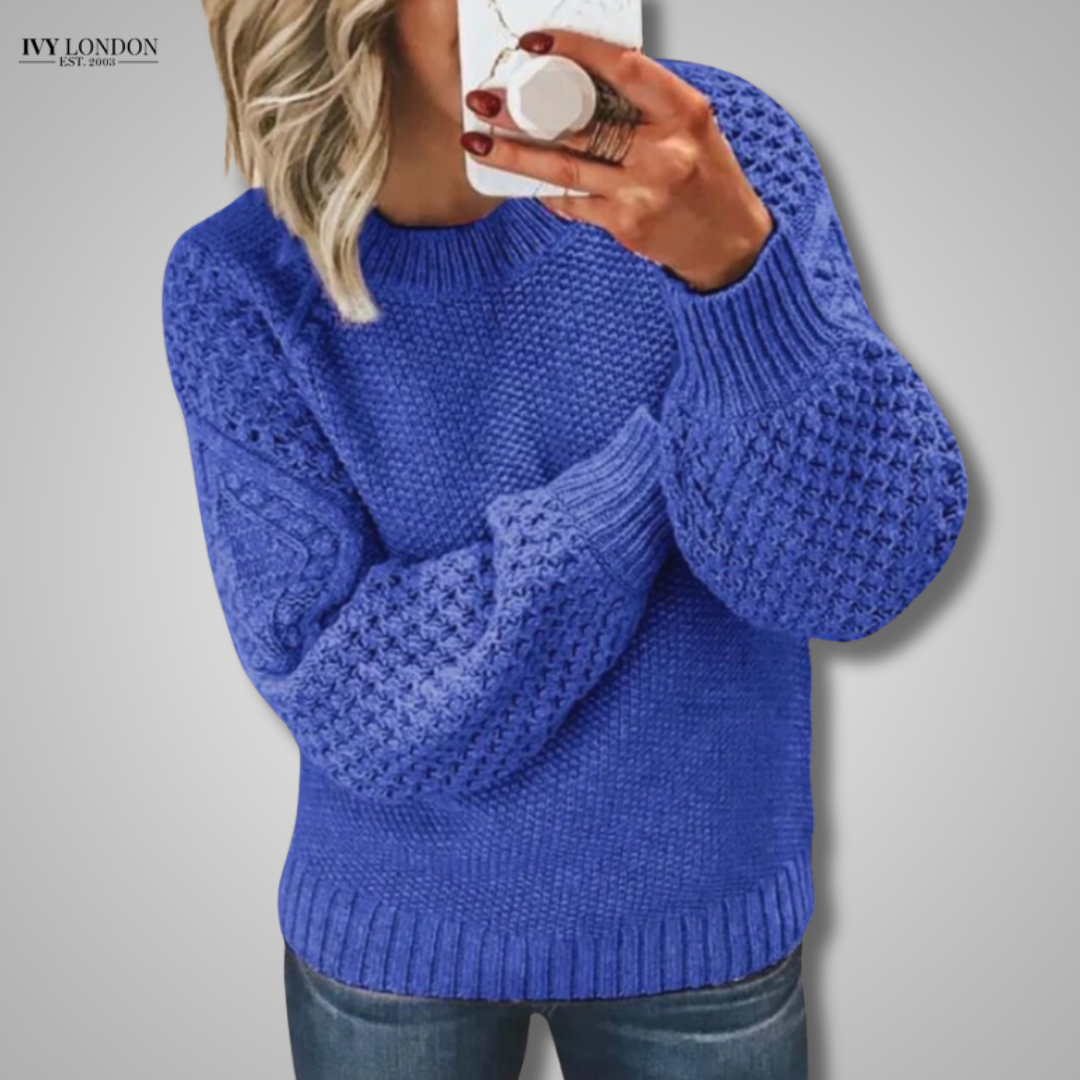 DANIELLE | VINTAGE KNITTED SWEATER WITH TUMMY COVERAGE