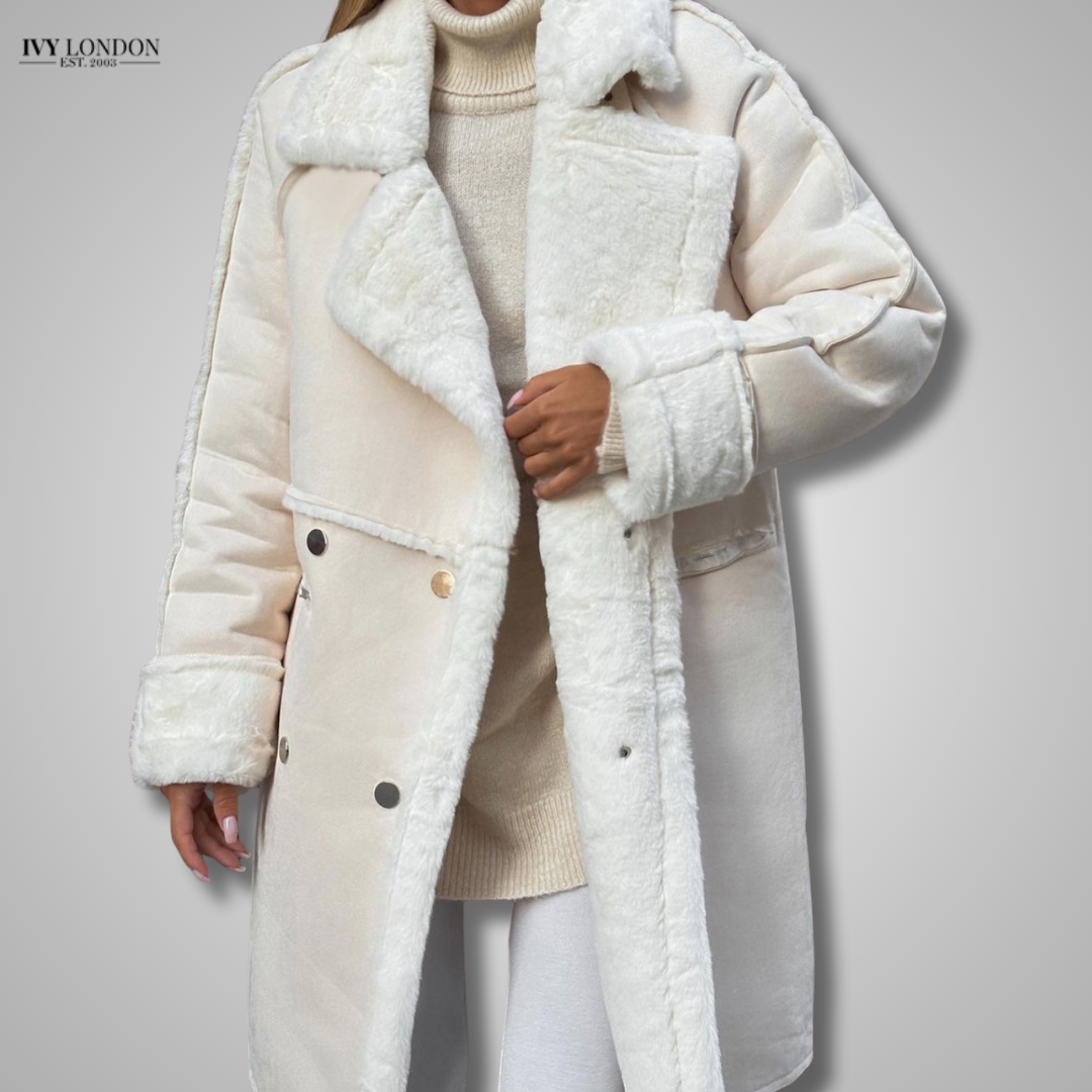LESLIE | ELEGANT WINTER TEDDY COAT