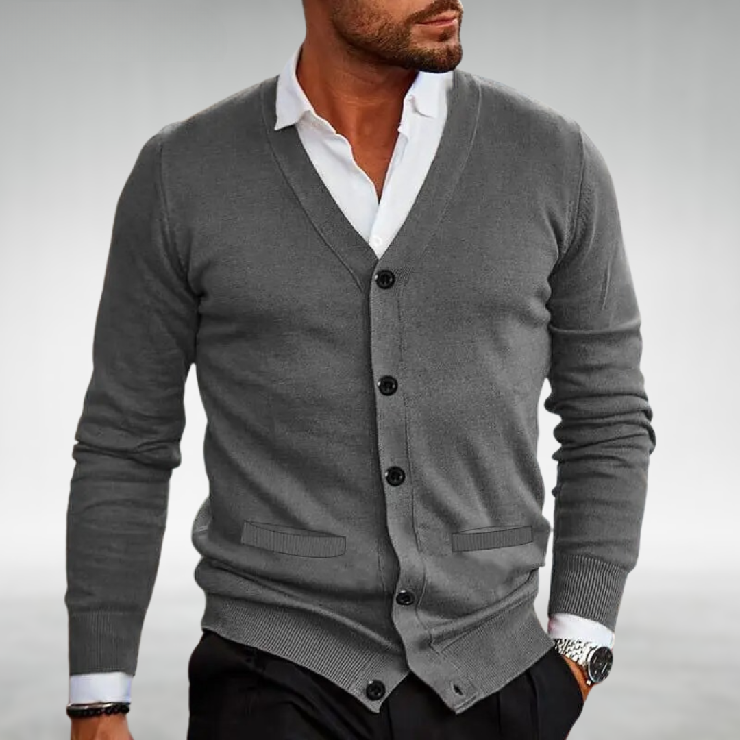 JASON | CLASSIC MEN’S CARDIGAN WITH COMFORT AND VERSATILITY