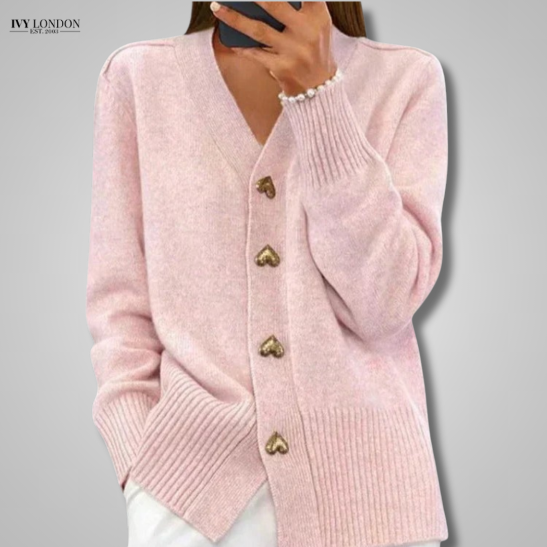 MABEL | ELEGANT CARDIGAN WITH FEMININE DRAPE