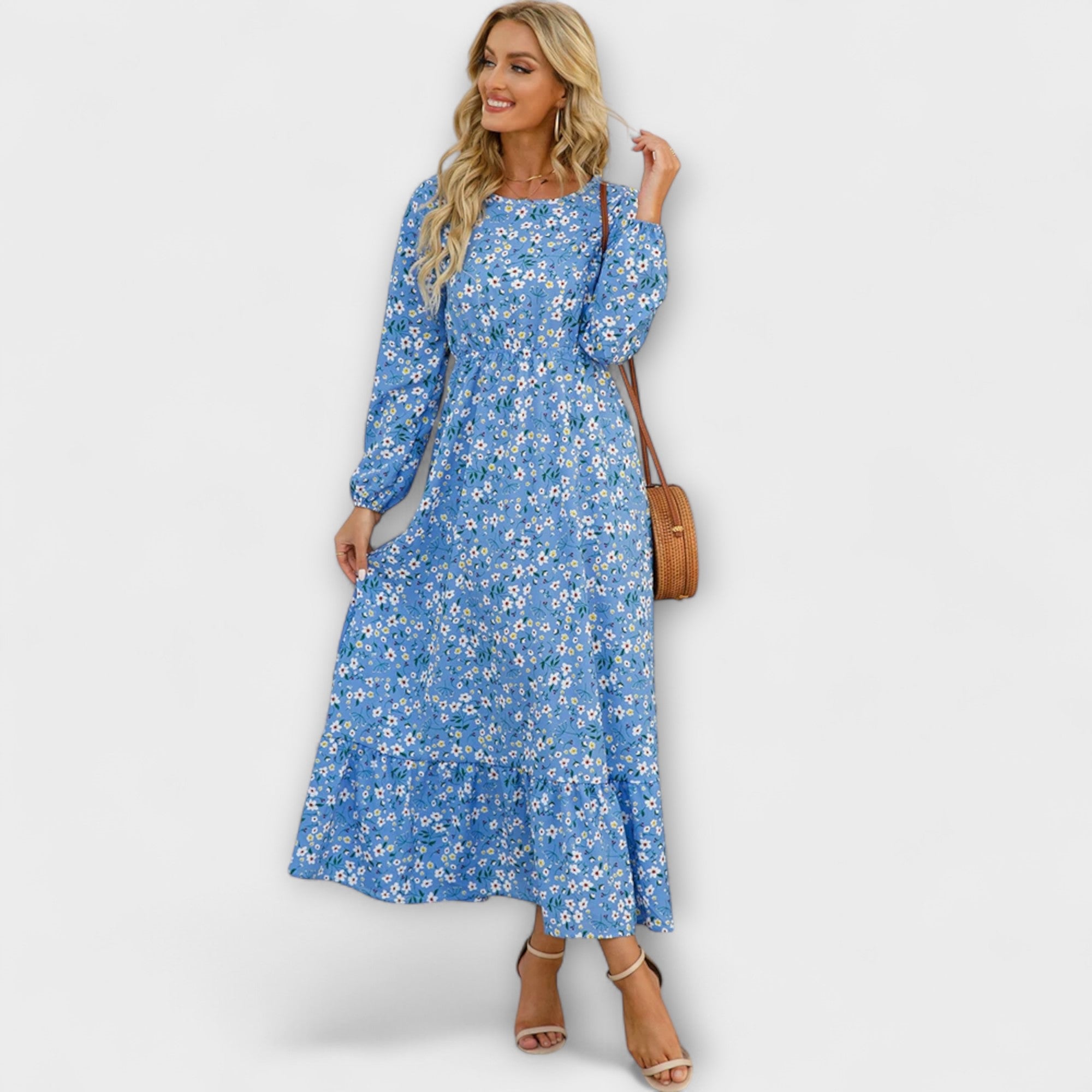 ELINA – BOHEMIAN RELAXED-FIT MAXI DRESS
