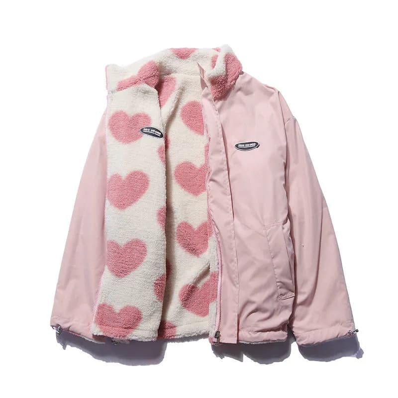 KARINA | REVERSIBLE HEART JACKET