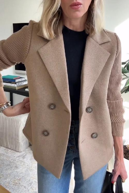 ROSE | ELEGANT GRACEFUL KNIT BLAZER WITH TUMMY COVERAGE