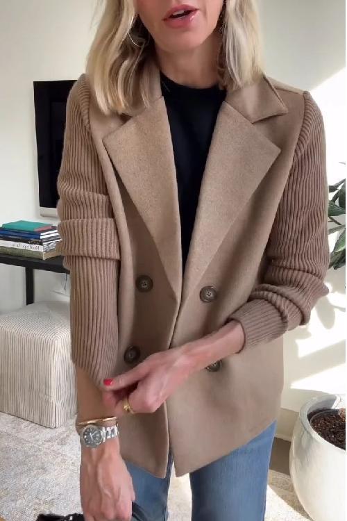 ROSE | ELEGANT GRACEFUL KNIT BLAZER WITH TUMMY COVERAGE