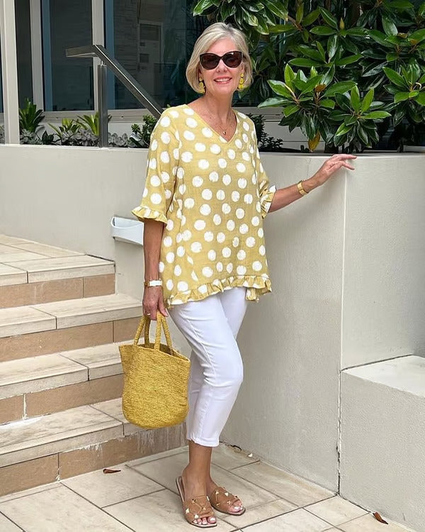 VIVIANA – VINTAGE-INSPIRED TOP