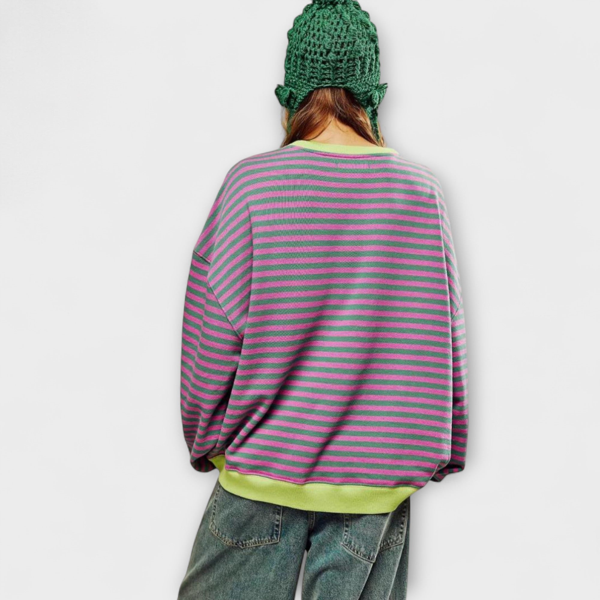 MARY | RELAXED-FIT STRIPED SWEATER