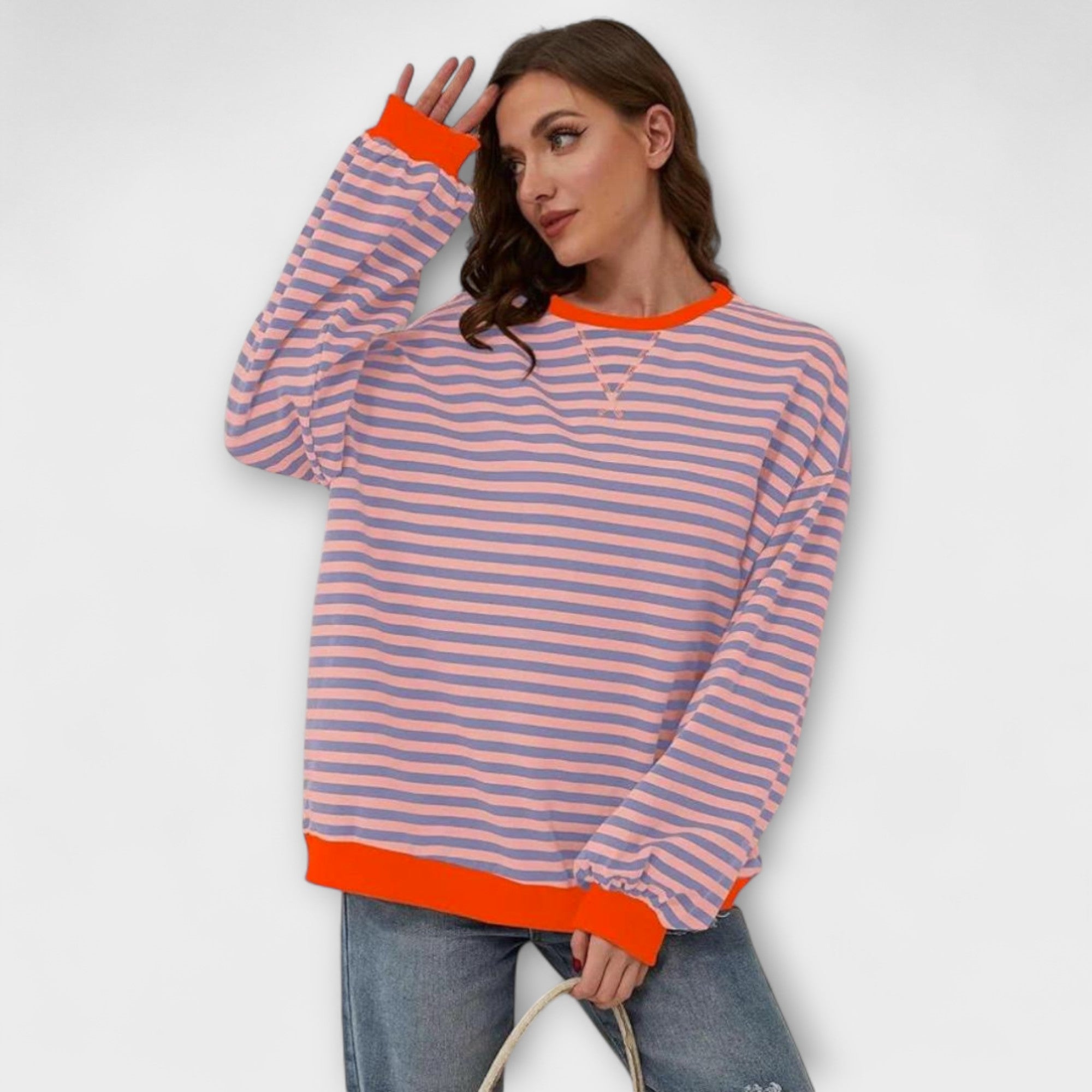 MARY | RELAXED-FIT STRIPED SWEATER