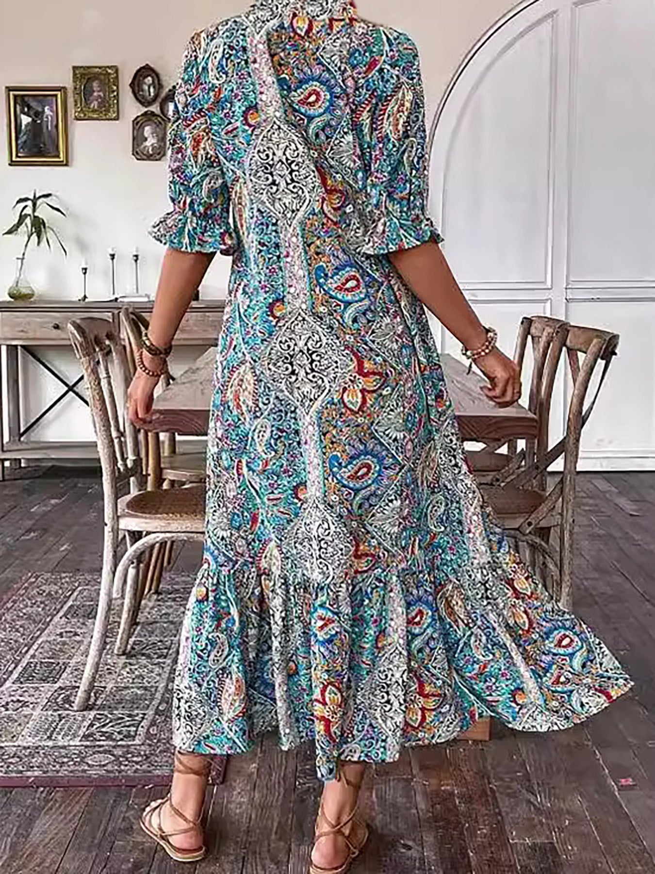 MANELL – RELAXED-FIT BOHO GRACE DRESS