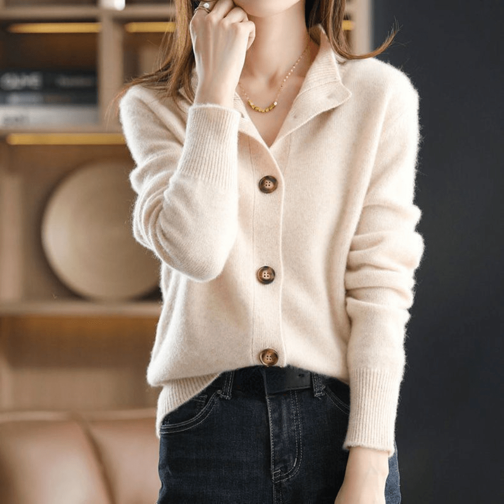 ANNETTE | ELEGANT KNITTED CASHMERE VEST