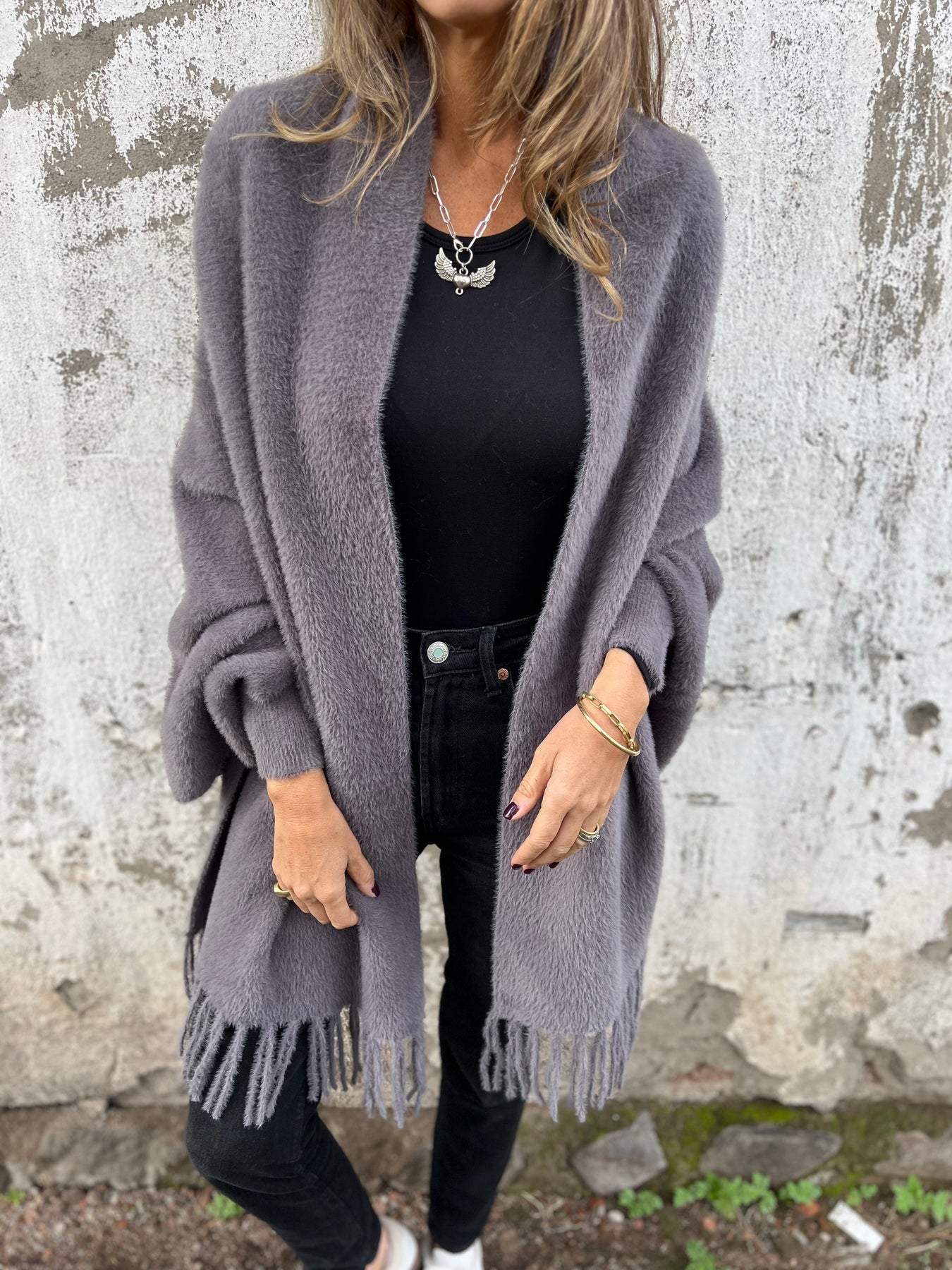 ELISA | ELEGANT LUXE WINTER COAT WITH TUMMY COVERAGE