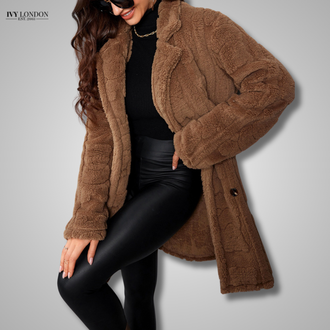 SERA | ELEGANT COSY TEDDY BEAR COAT