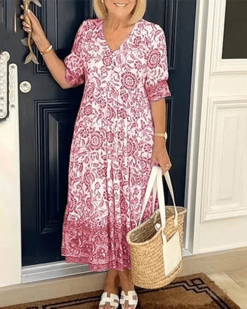 ASHARA – STYLISH RELAXED-FIT SUMMER DRESS