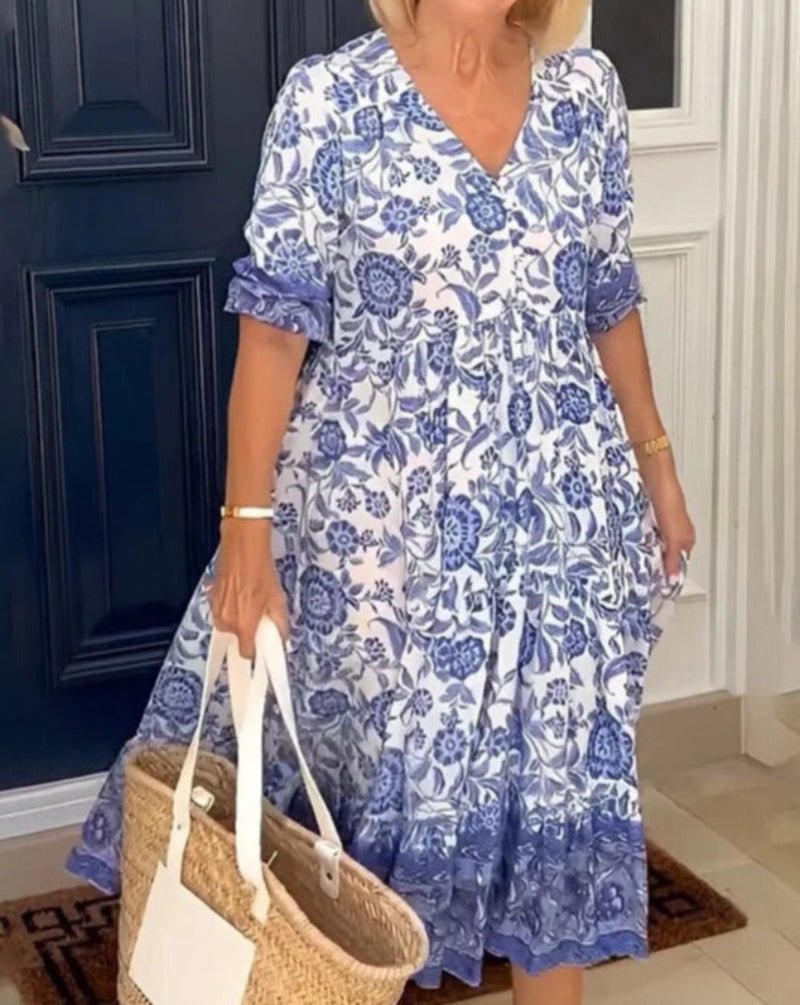 ASHARA – STYLISH RELAXED-FIT SUMMER DRESS