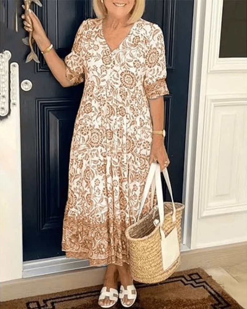 ASHARA – STYLISH RELAXED-FIT SUMMER DRESS