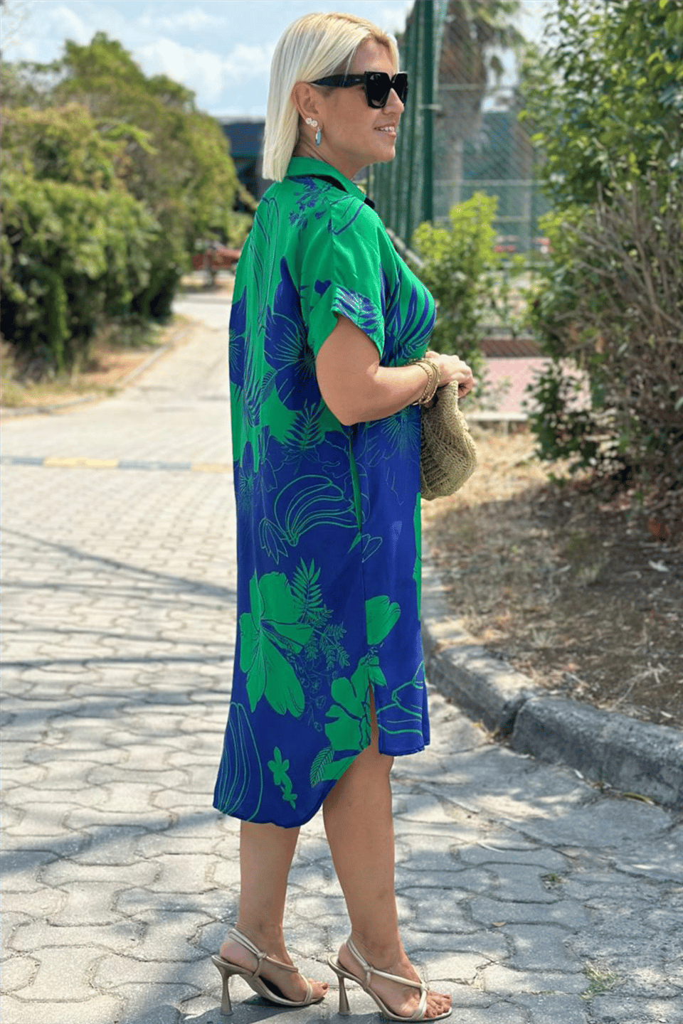 LIZZY - FLORAL PRINT SHIRT DRESS
